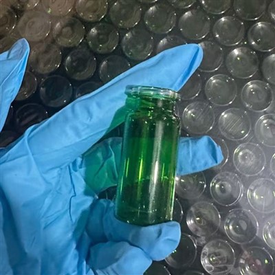 Флакон с сывороткой из зеленого стекла, 10 мл